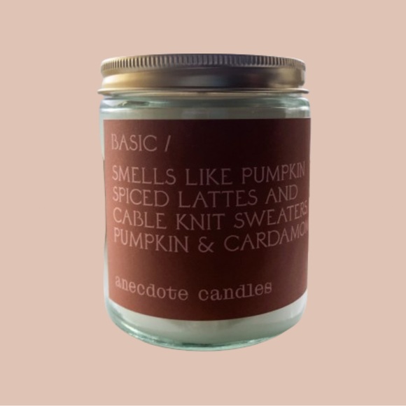Anecdote Candles Other - Unused Anecdote Candles “Basic” 7.8 oz coconut-soy wax candle pumpkin spice